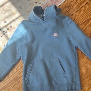 Stussy Sky Blue Pullover Hoodie